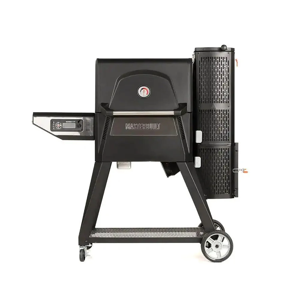 560 Digital Charcoal Grill and Smoker Combo - Black