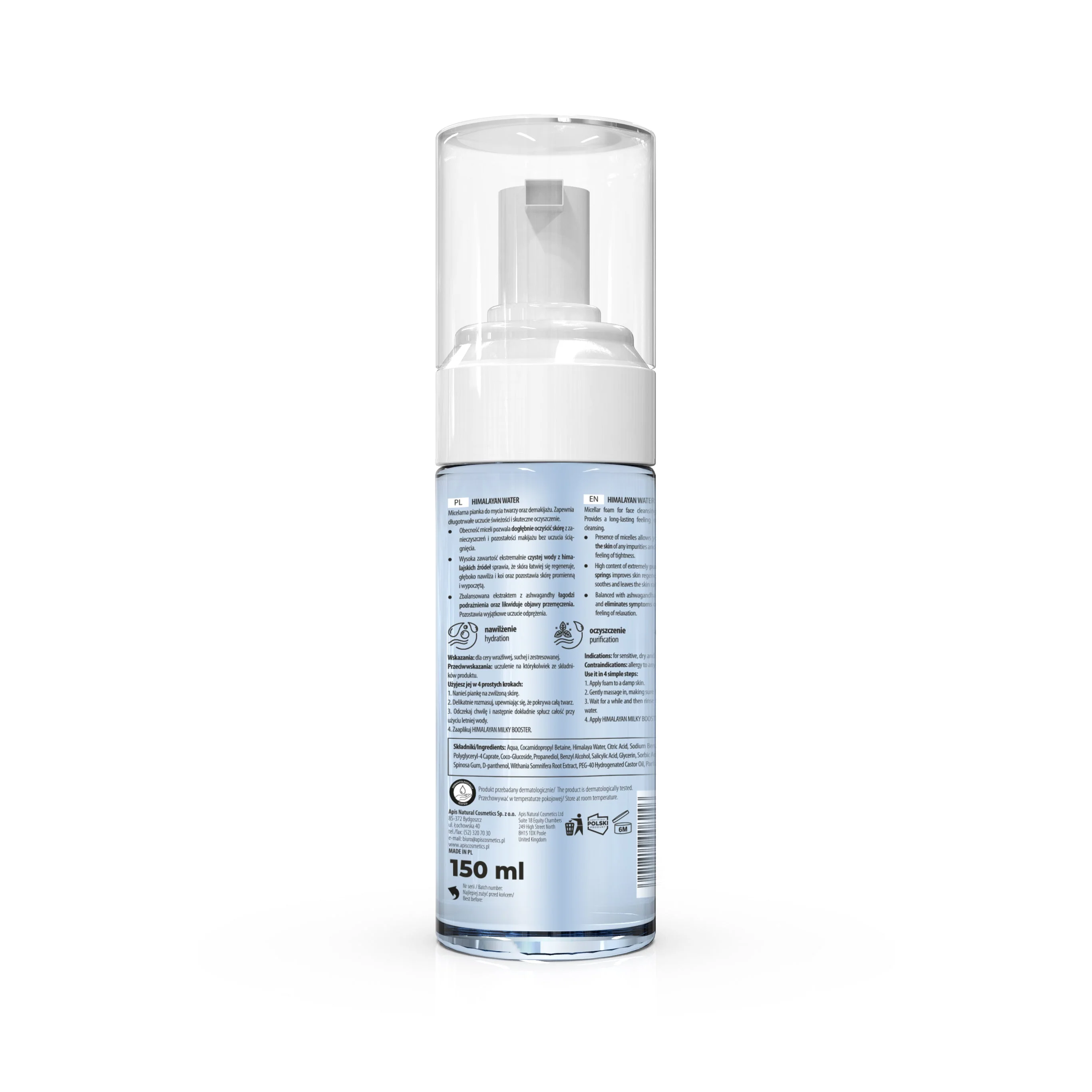 APIS Himalayan Water Micellar Cleansing Foam | 150?ml