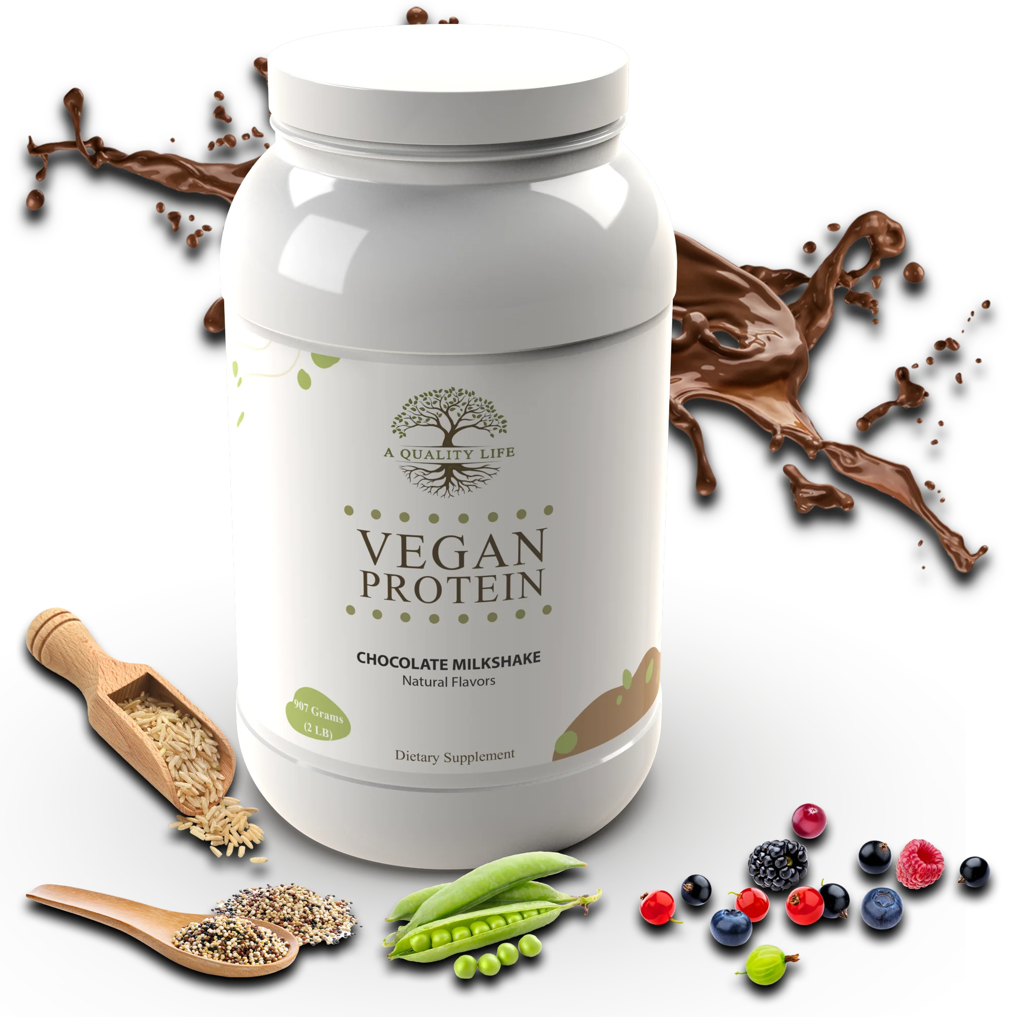 Vegan Protein Chocolate Milkshake