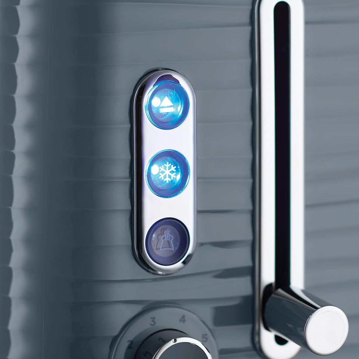 Russell Hobbs Inspire Grey Frühstückset Toaster, Wasserkocher und Kaffeemaschine