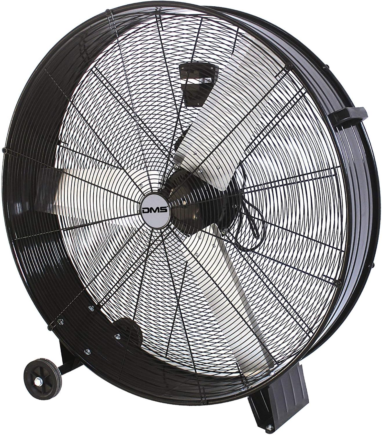 DMS® ITV-90 Ventilator 90cm Industrieventilator Trommelventilator Windmaschine, Bodenventilator Hallenlüfter Ø 90- cm (35