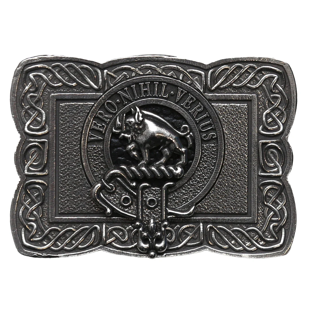 Clan Crest Belt Buckle - Weir