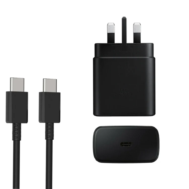 M135 45W USB-C / Type-C Port Fast Charger with 5A Type-C to Type-C Cable, UK Plug, UK Plug + Type-C Cable