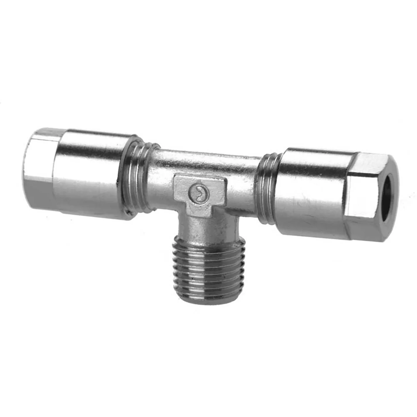 Camozzi 1000 10-1/4 - Comp Fitt Fixed Branch Tee 10mm Tube 1/4