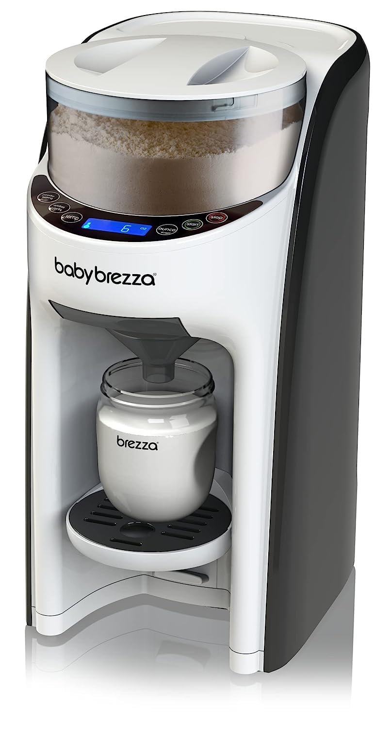 Baby Brezza Formula Pro Advanced Dispenser, Automatic Warm Formula Maker, BPA-Free, White
