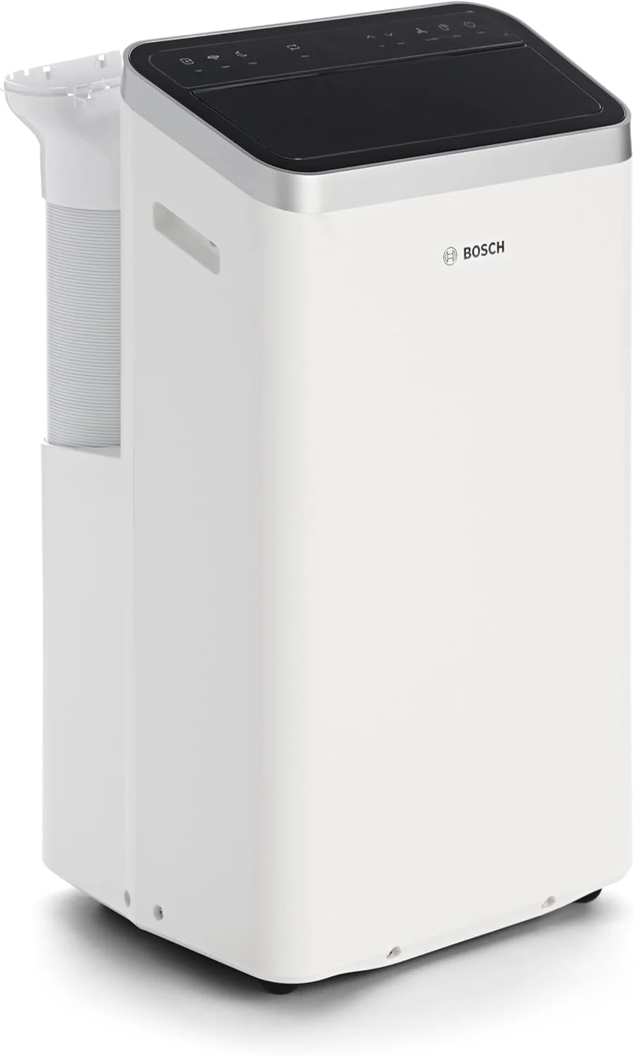 Bosch Cool 4000 Mobiles Klimagerät - 3-in-1: Klimagerät, Luftentfeuchter, Ventilator - 2,6 kW für Räume bis zu 35m² - Mit Auto-Modus, Silent-Modus & Sleep-Modus