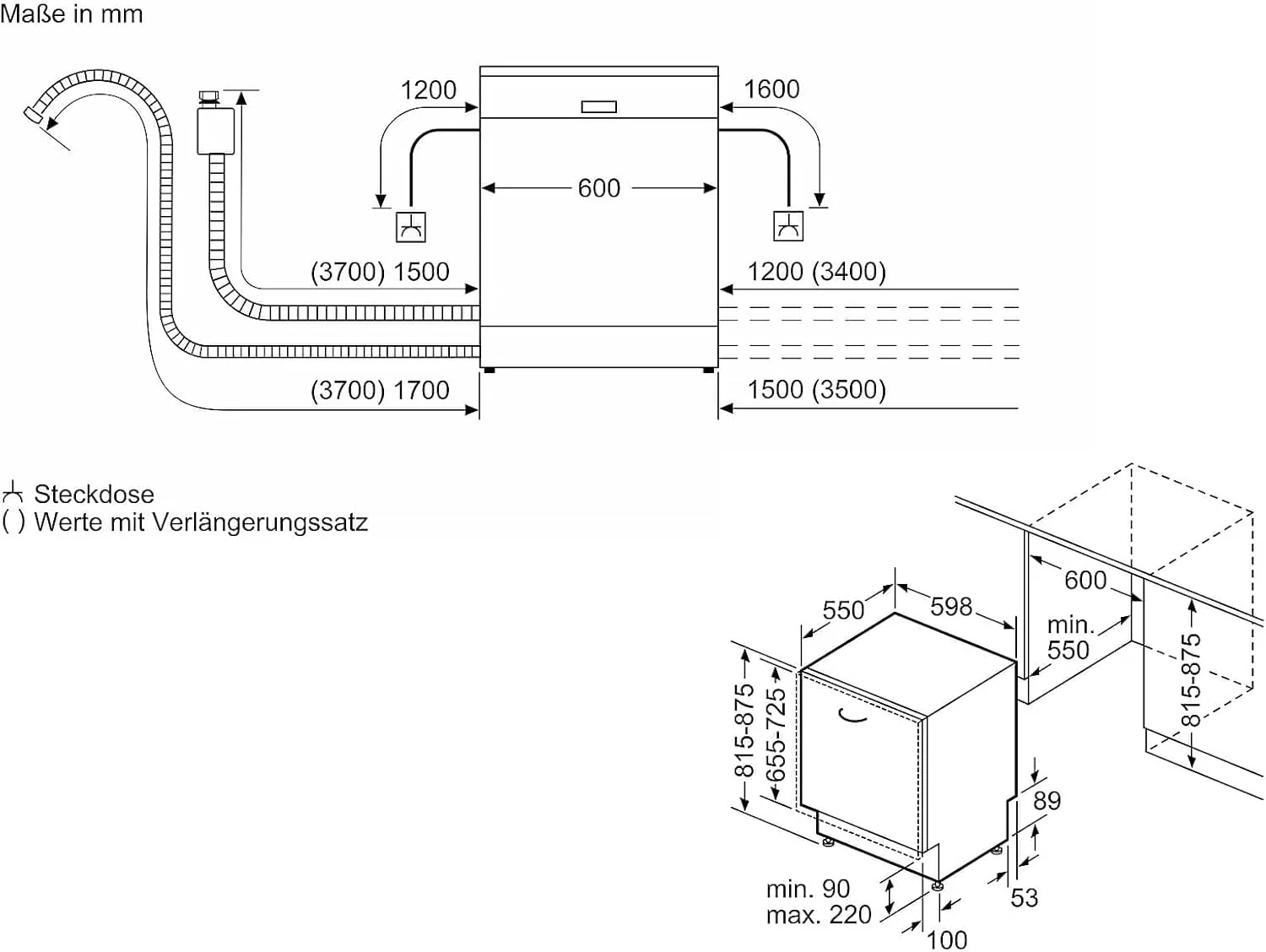 Siemens SN63EX14VE, iQ300 Smarter Geschirrspüler, Vollintegrierte Spülmaschine mit Besteckschublade, 60 cm, Auto Türöffnung dank autoOpen dry, Besonders leise durch iQdrive-Motor, infoLight aquaStop