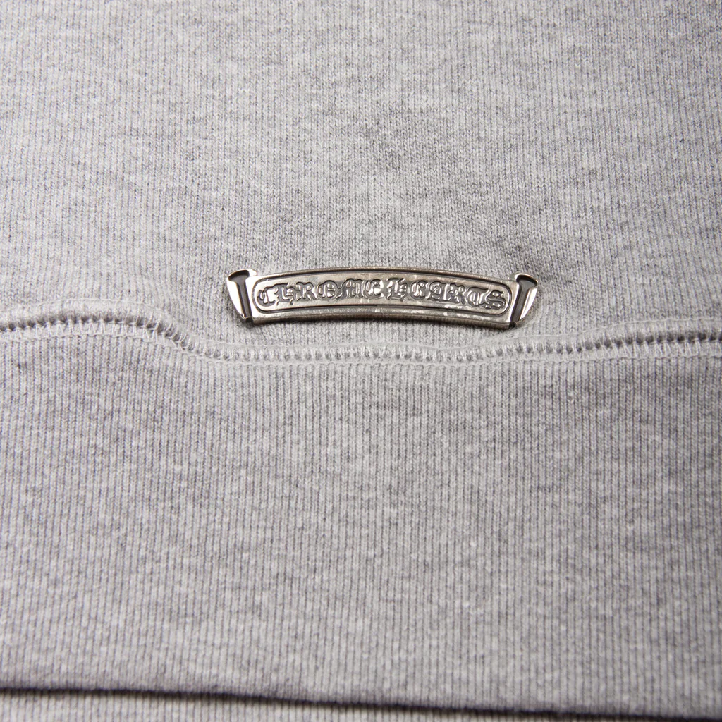 Crewneck Paper Jam Cross Patch Chrome Hearts Sweatshirt
