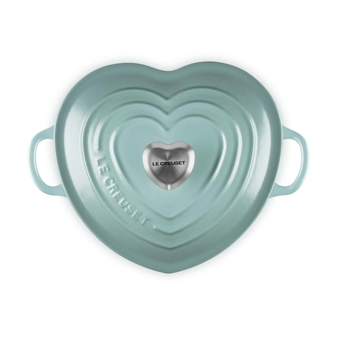 Le Creuset Pfanne Heart collection 20cm, 1.9L, Sea Salt