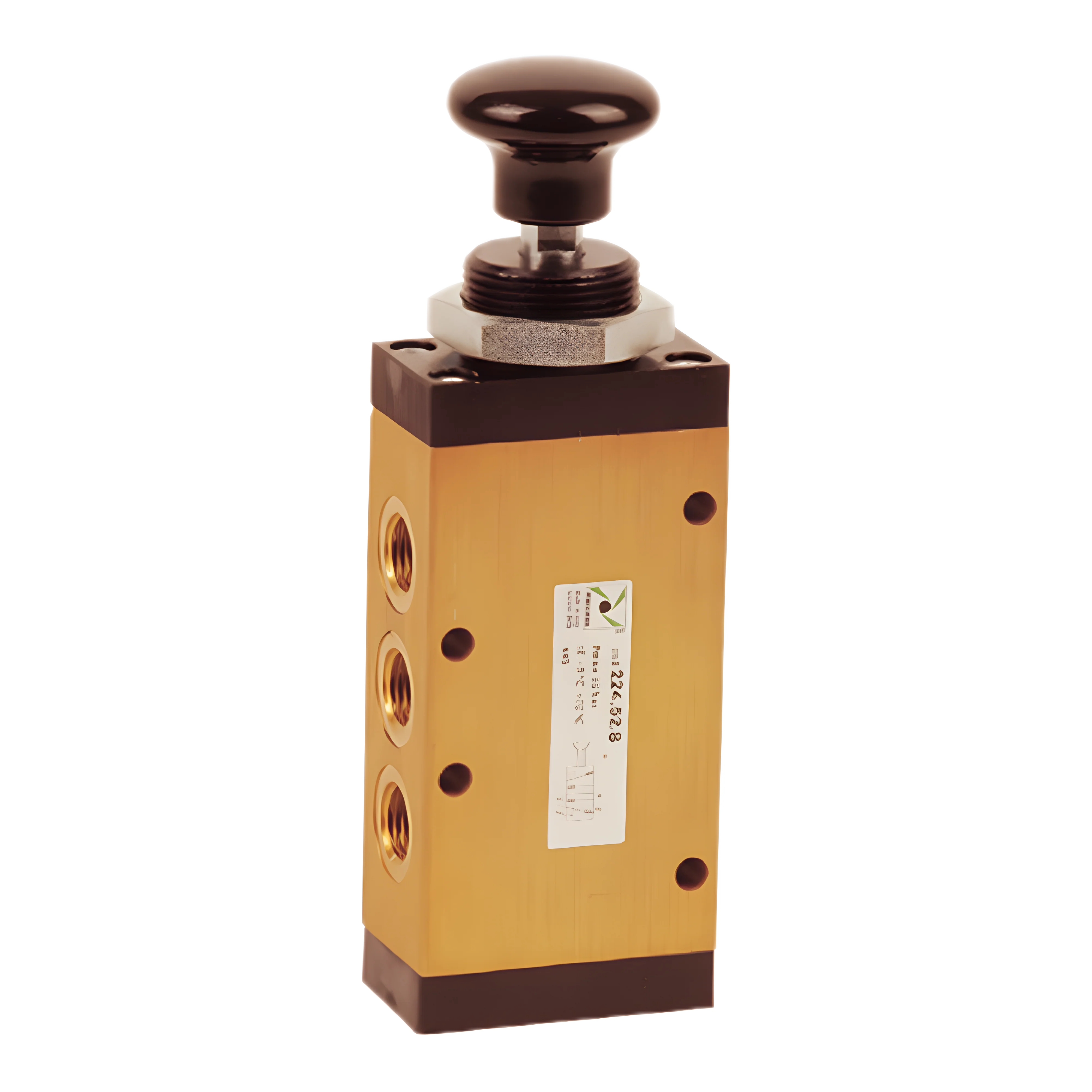 Pneumax 224.52.8 5/2 Pushbutton Valve