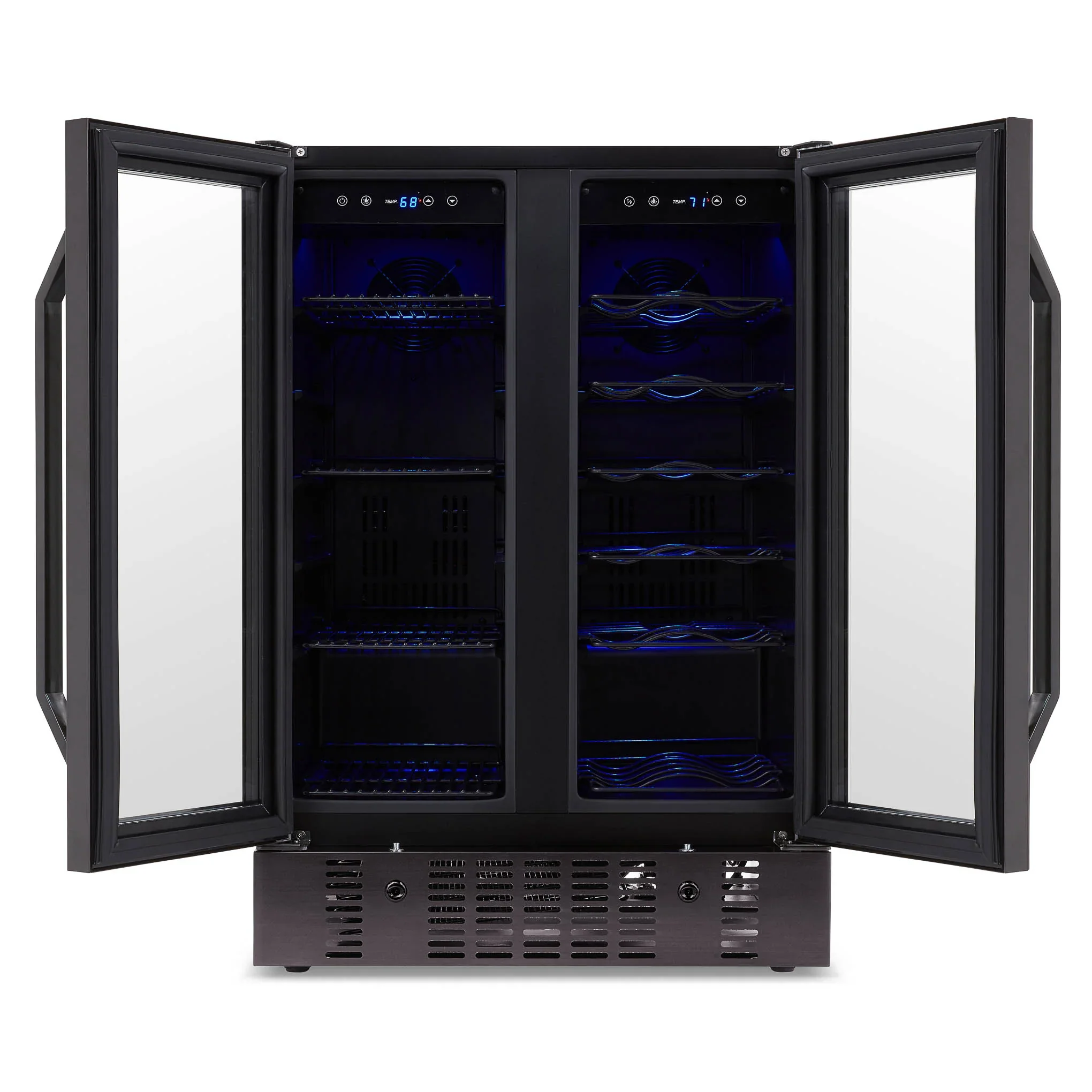 2025 Newair® Refrigerador Empotrable de Doble Zona – 60 Latas y 18 Botellas – 24