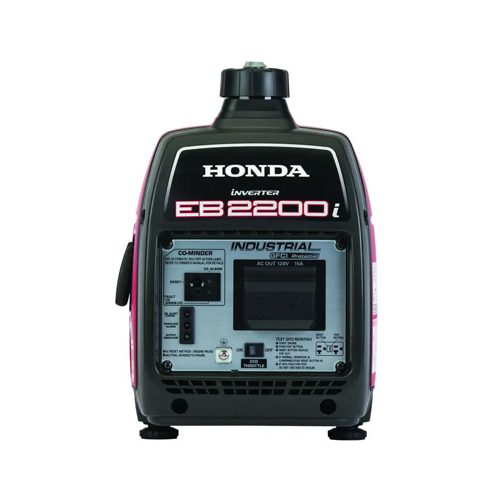 Industrial Generator Gas 121cc 2200W with CO Minder EB2200ITAN from Honda
