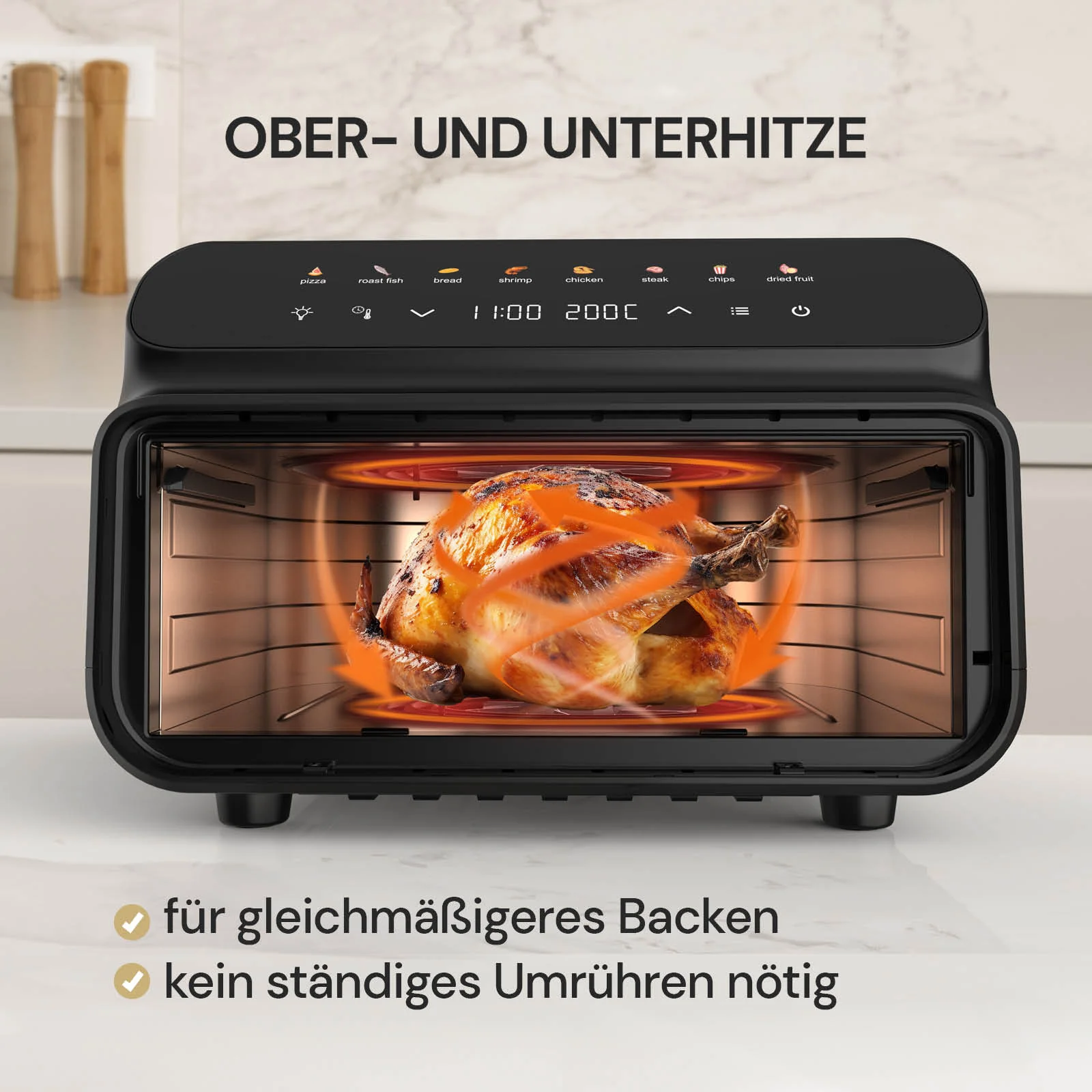 2025 Freidora de aire caliente Rosmarino Infinity MasterPro 