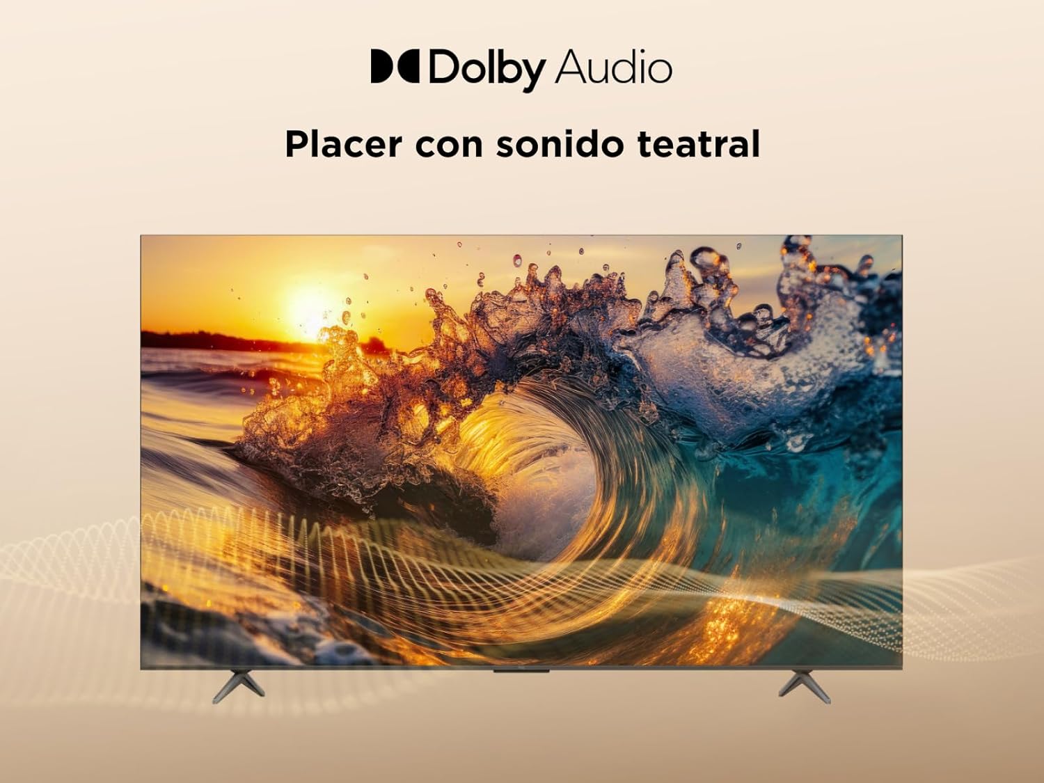 TCL 32SF560 Televisor 32 Pulgadas QLED Full HD, Smart TV con Fire TV, Control por Voz Alexa, HDR10, Dolby Audio, DTS Virtual:X, AirPlay 2, Sin Bisel