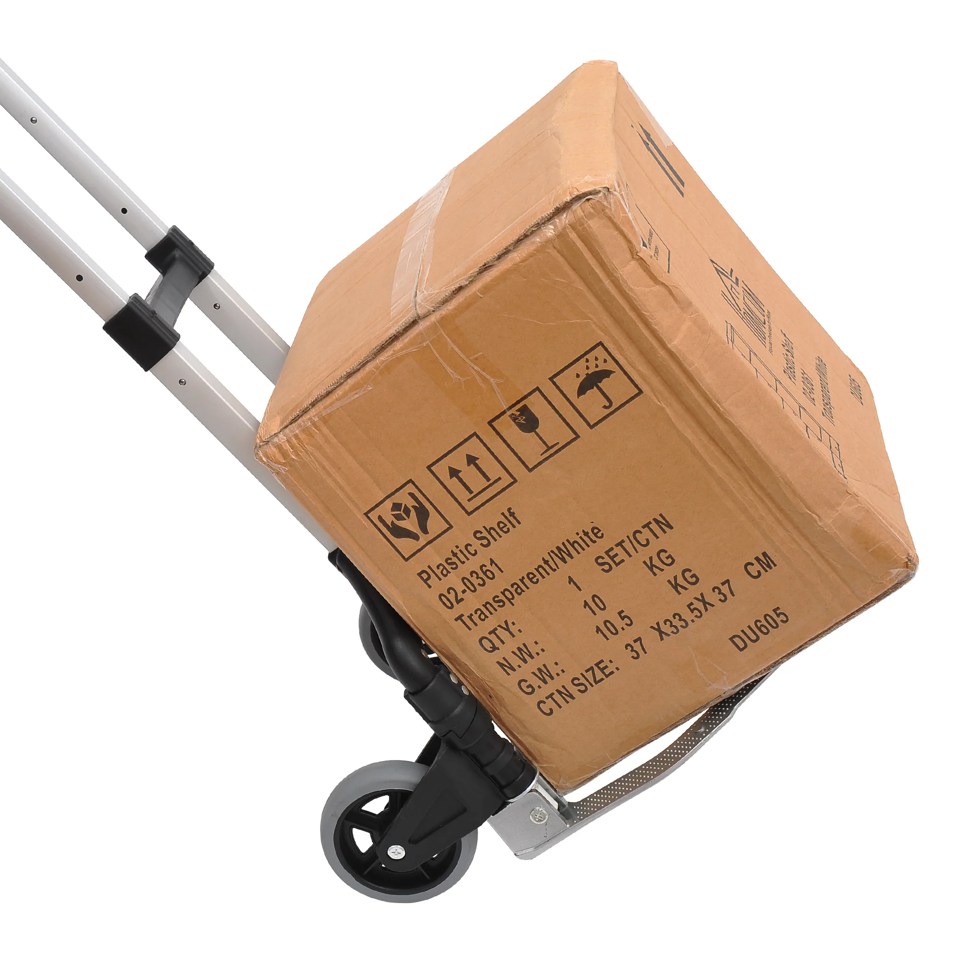 HOMCOM Sackkarre klappbar höhenverstellbar Aluminium