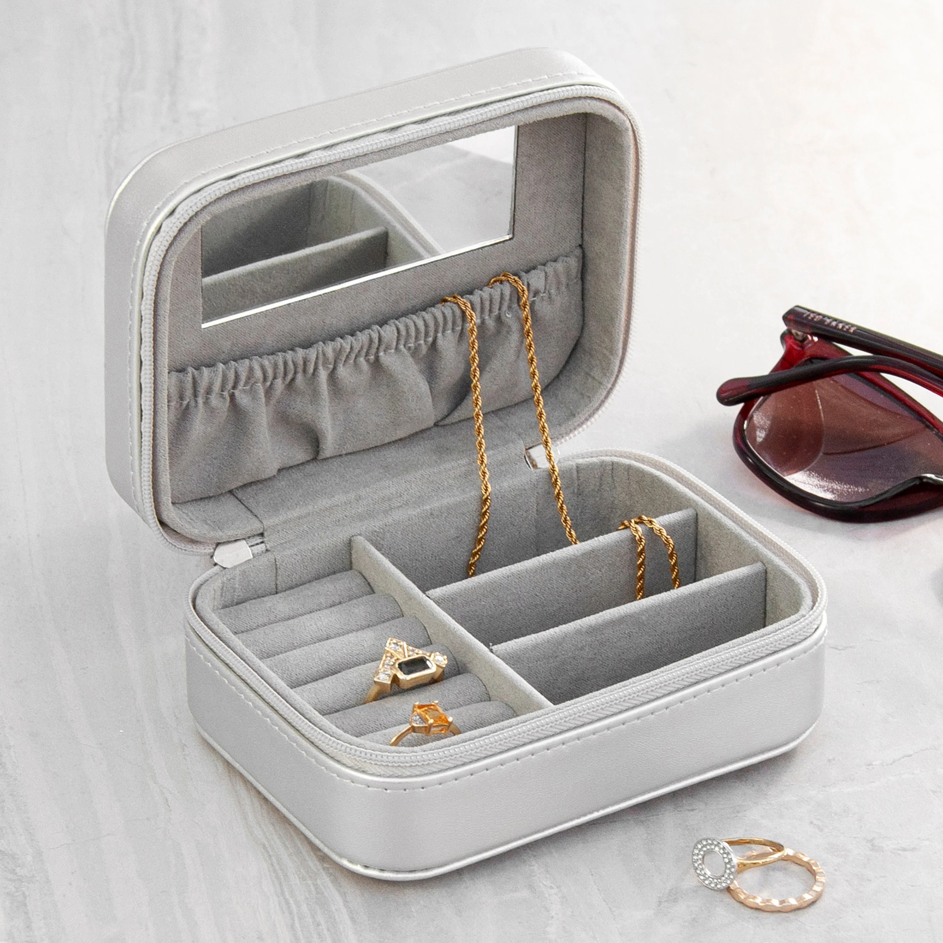Personalised Silver Jewellery Case