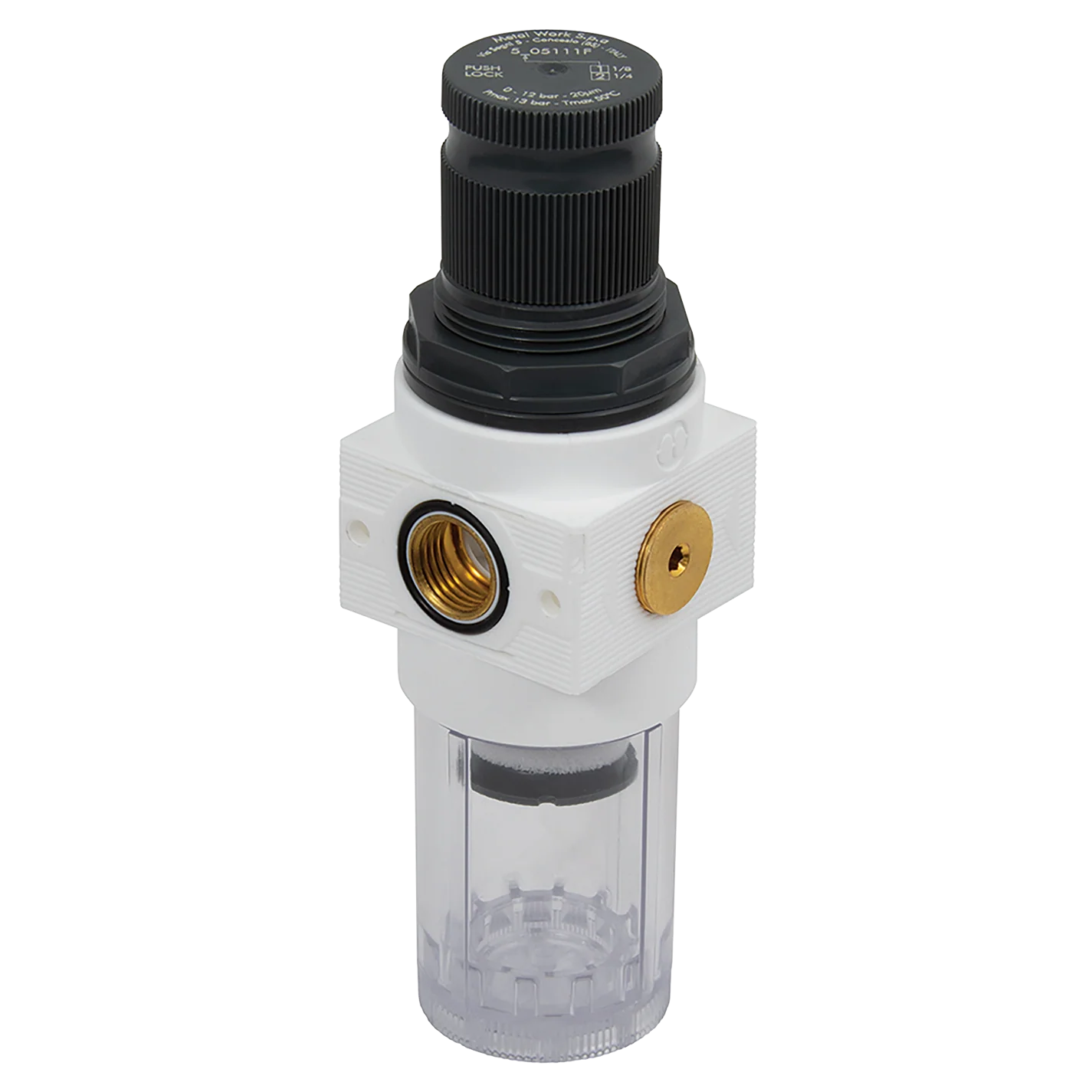 Metalwork - 5205111F Bit 1/4 Filter Regulator 20 Micron 0-12 Bar