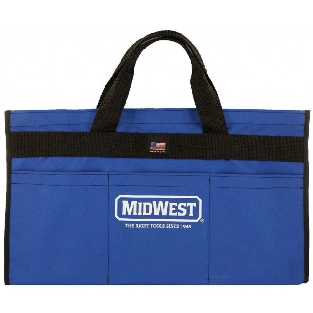 MIDWEST – Kit de Herramientas HVAC – Juego de 9 Piezas que Incluye Tijeras para Aviación con Herramientas para Trabajos en Metal y Bolsa – MWT-HVACKIT03