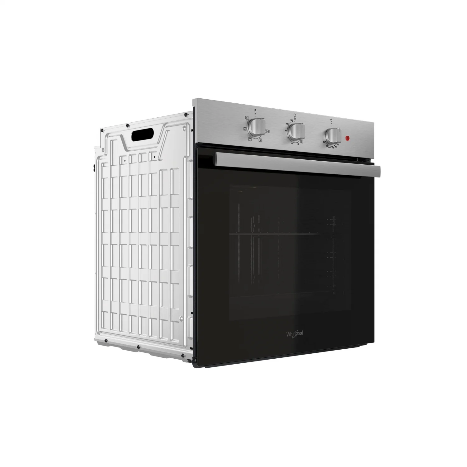 Horno Multifunción Whirlpool OMR35HR0X, 1.5 kW, 71 L, Apertura Abatible, 5 Funciones de Cocción, Eficiencia A - Inox
