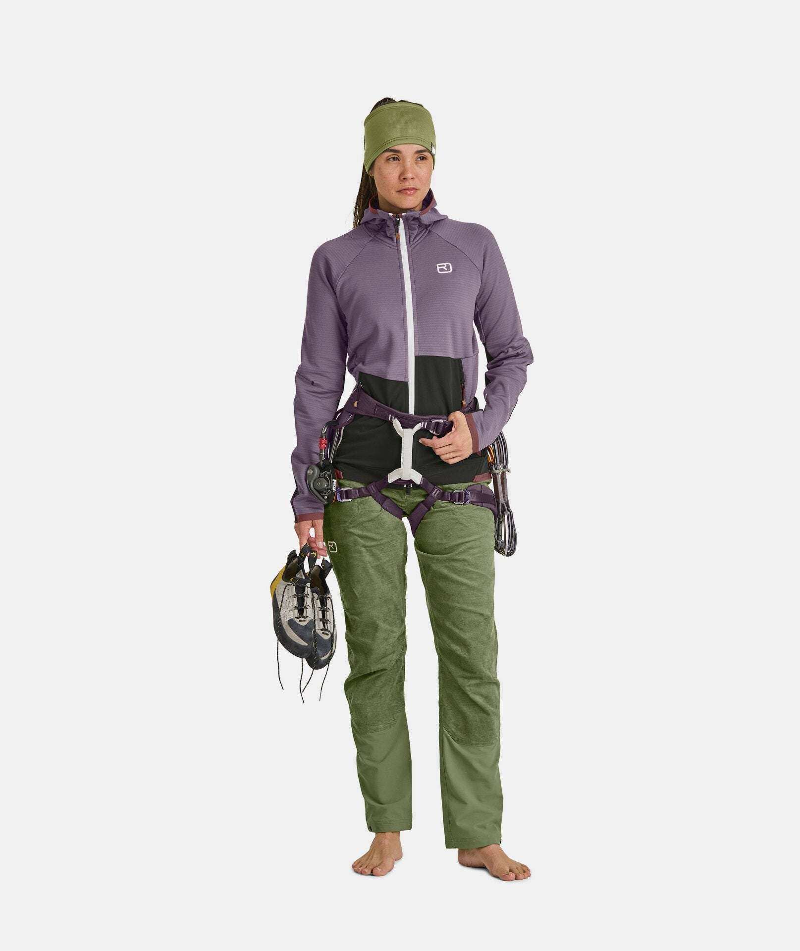 Fleece Rib Hoody W