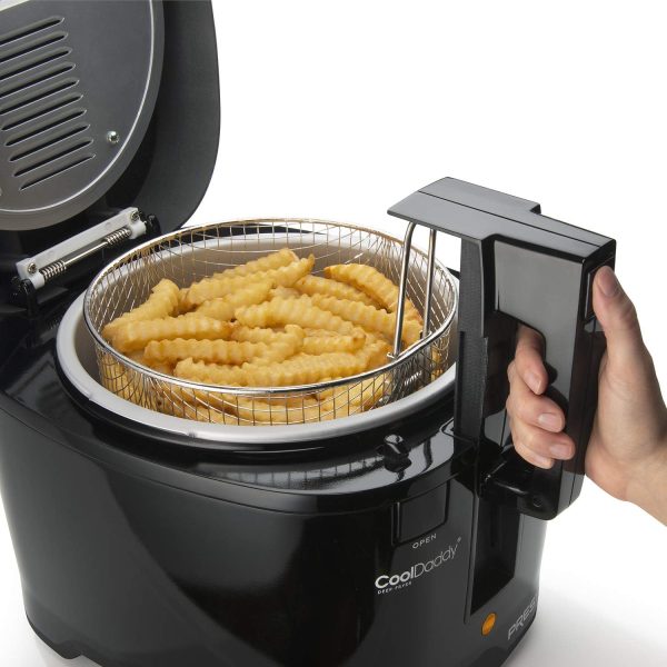 05442 CoolDaddy Cool-touch Deep Fryer Black
