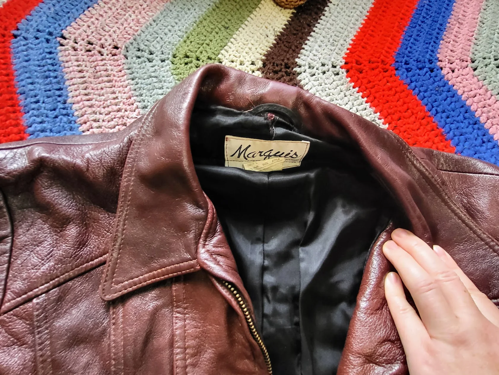 Metallic Magician Classic Leather Jacket