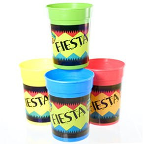 Plastic Cups Fiesta Cinco De Mayo 12 PACK 4