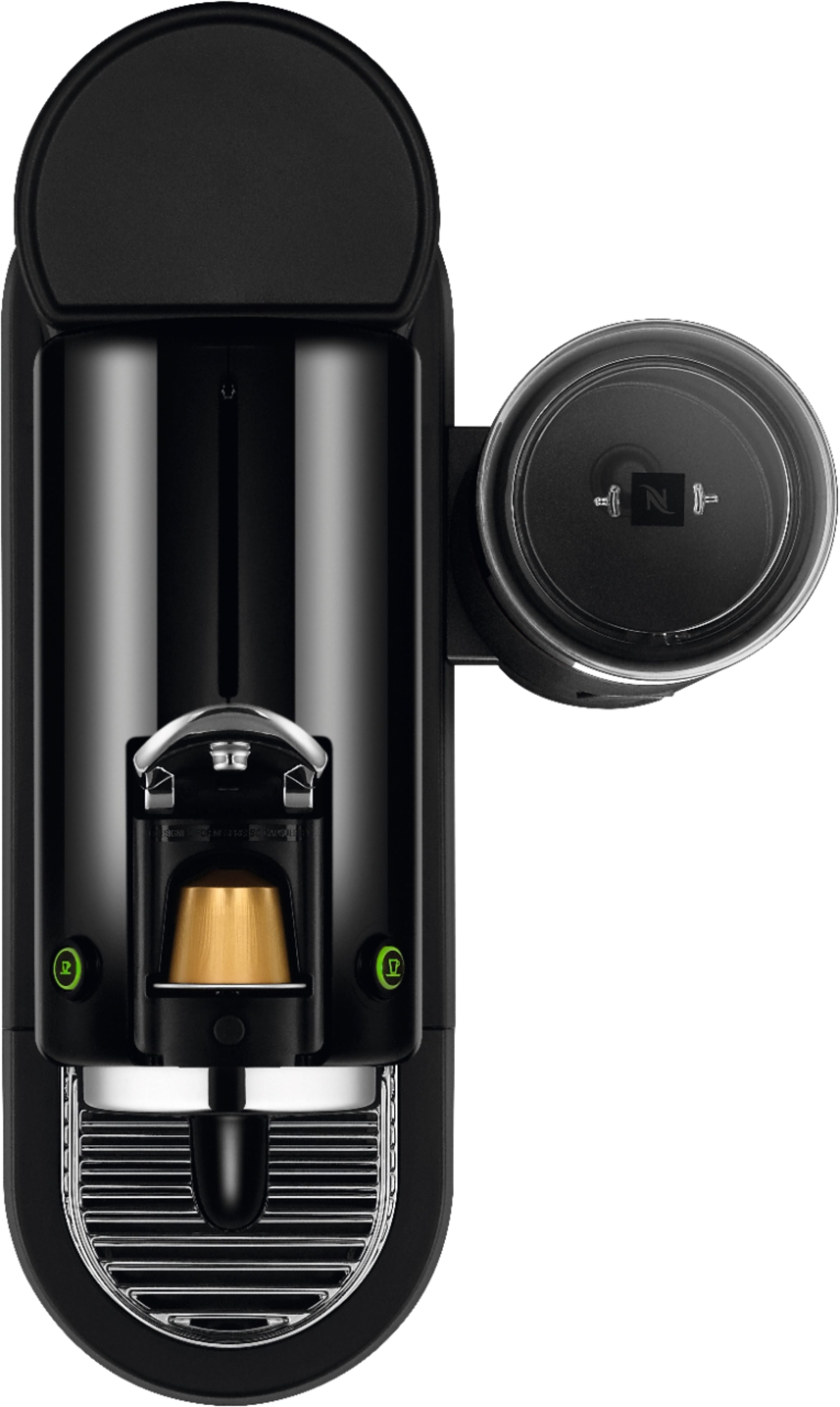 De'Longhi - Nespresso Citiz Espresso Machine by De'Longhi with milk frother - Limousine Black