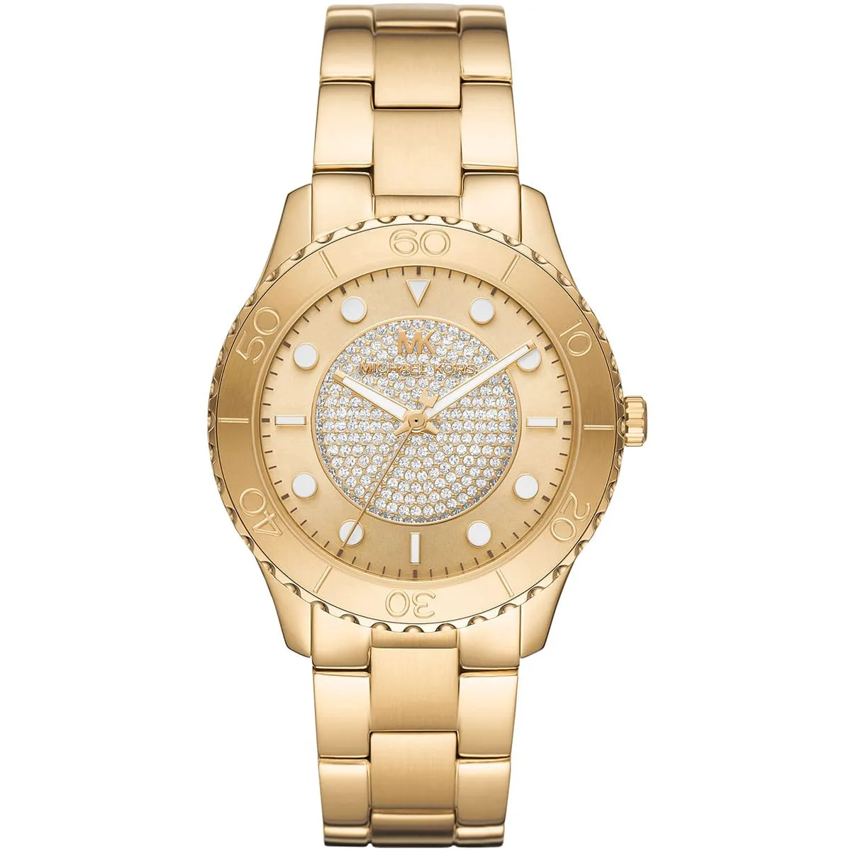 Michael Kors Runway Pav�� Gold Women's Watch - MK6911