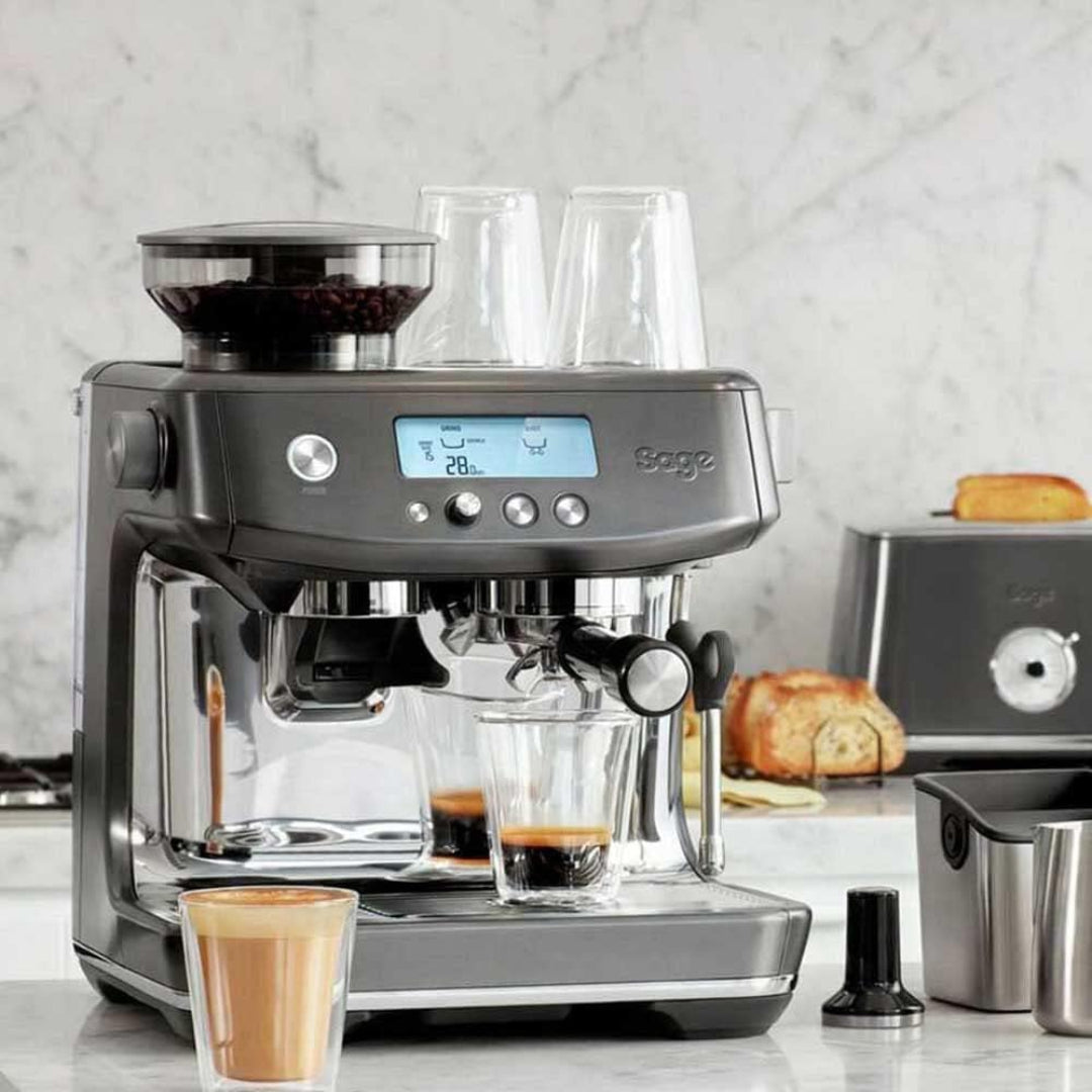 Sage The Barista Pro Bean to Cup Coffee Machine - Black | SES878BST4GUK1