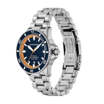 Emporio Armani Sea Explorer Automatic Multicolored Stainless Steel Watch  AR60090