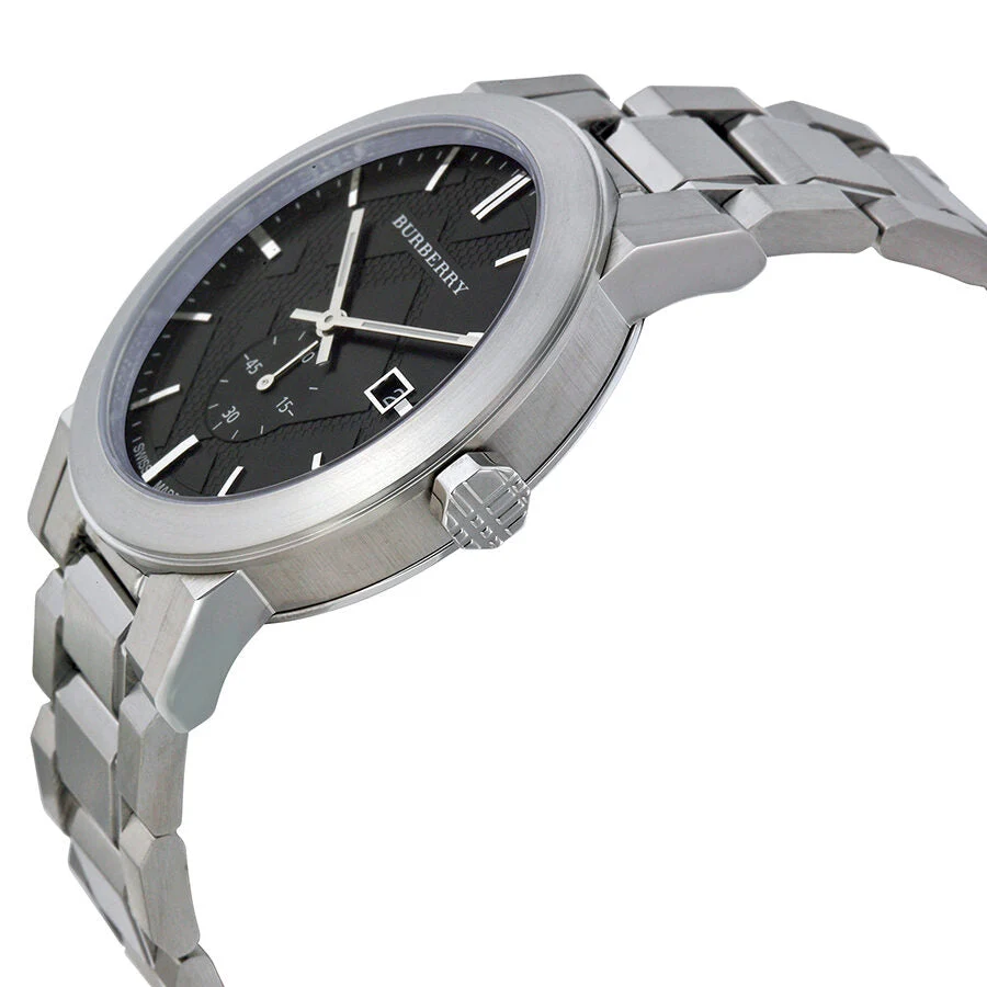 Burberry Dark Grey Dial Stainless Steel Men's Watch BU9901