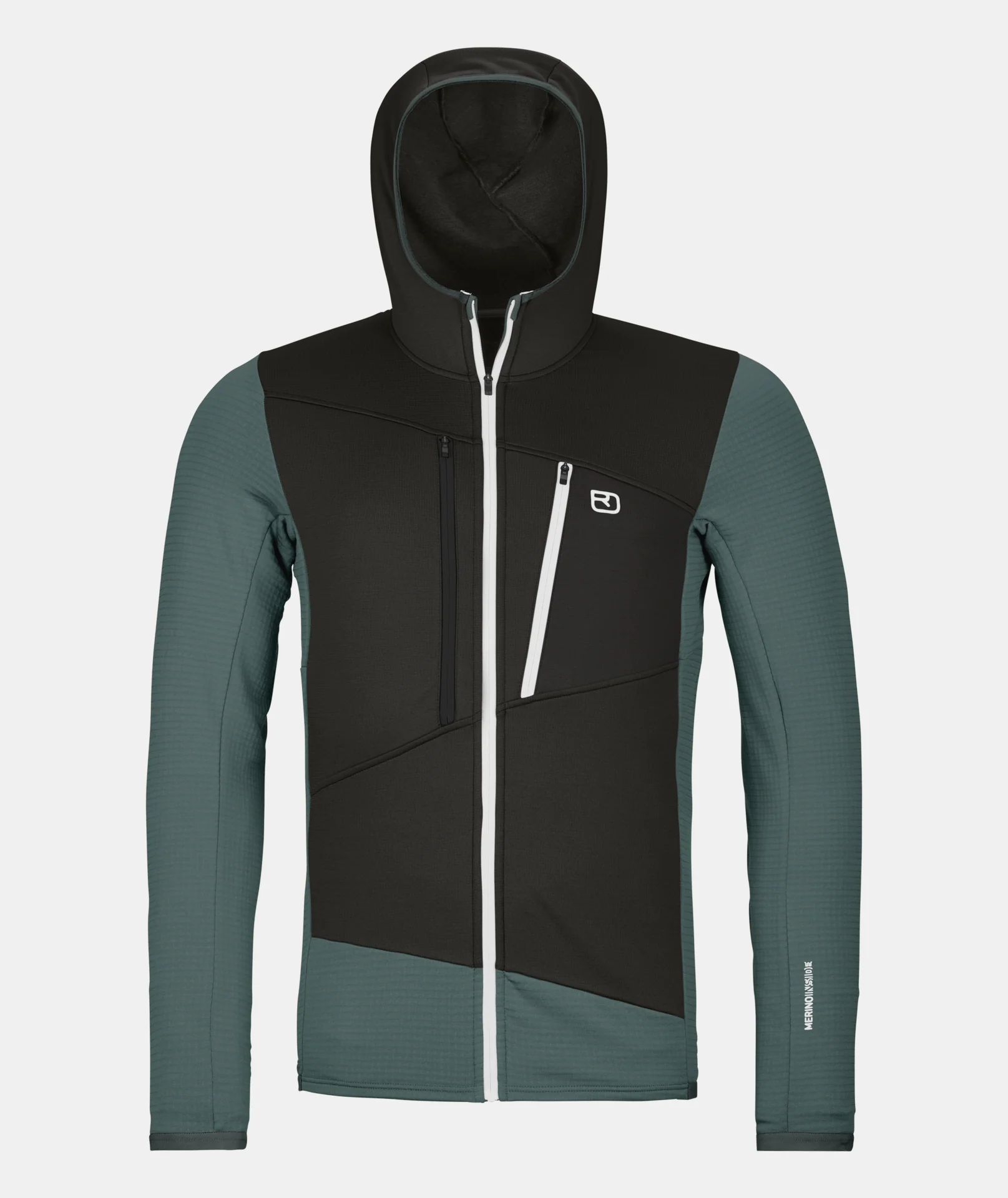Fleece Grid Hoody m
