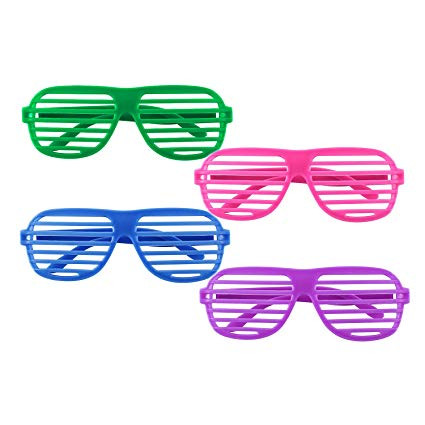 Shutter Shades 12 PACK Mix Colors 1158D