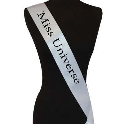 Miss Universe Sash | Pageant Sashes | Beauty Pageant Sash | Satin Quality 60