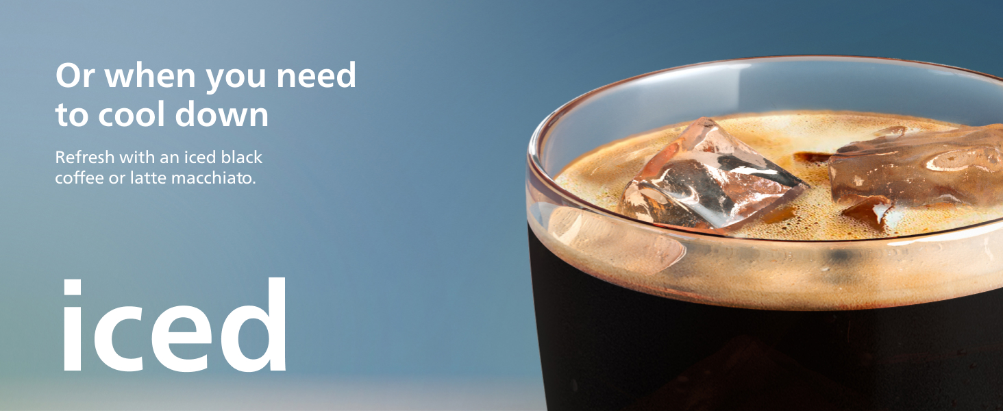Coffee machine iced