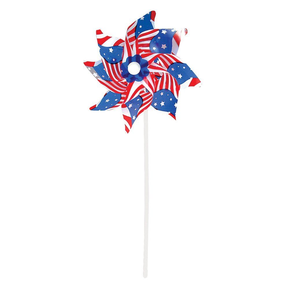 PInwheels Bulk Decoration Stars and Stripes Pinwheel 9135