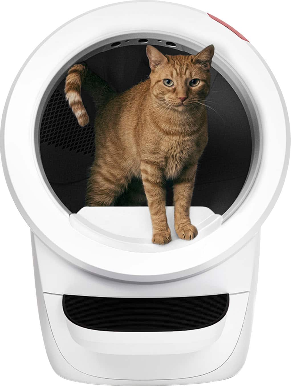 4 Smart App-Controlled Self-Cleaning Litter Box - White