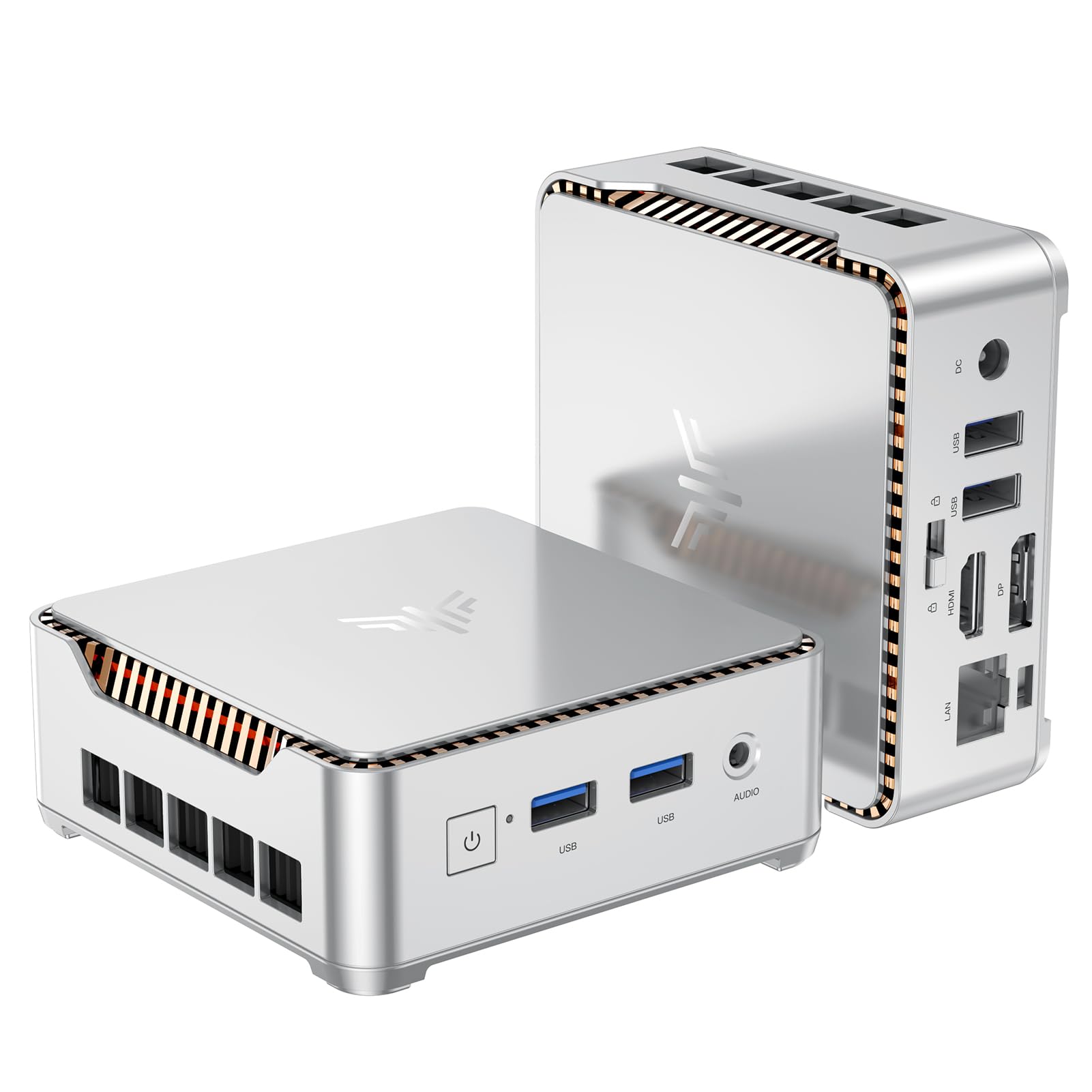 KAMRUI GK3Plus Mini PC, 16GB RAM 512GB M.2 SSD Mini Computers