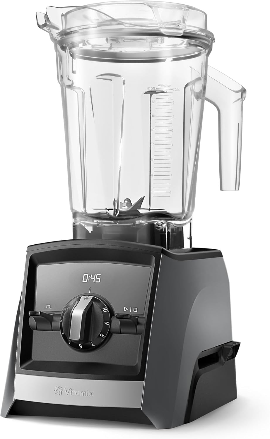 Vitamix A2300 Ascent Series Smart Blender, Professional-Grade, 64 oz Low-Profile Container, Slate
