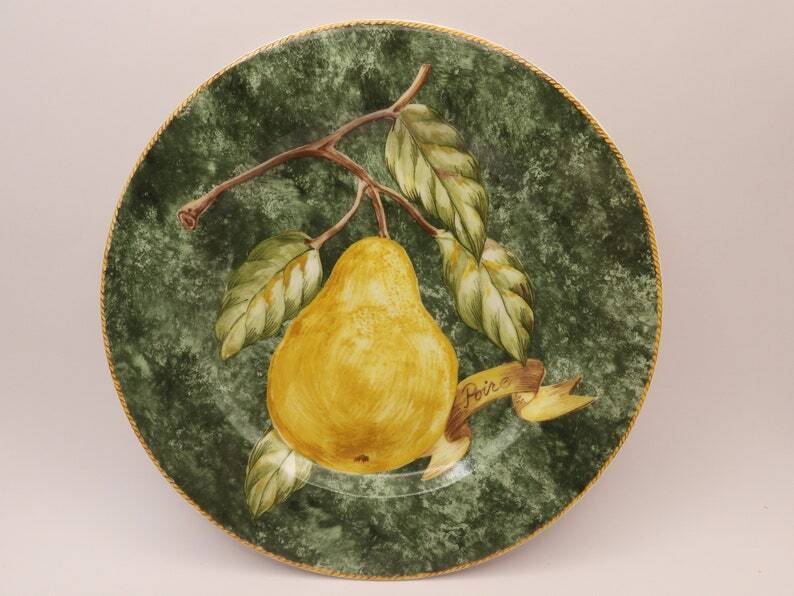 American Atelier ‘Lattice Fruit’ 4-Piece Plate Set, 8.125′′ Diameter