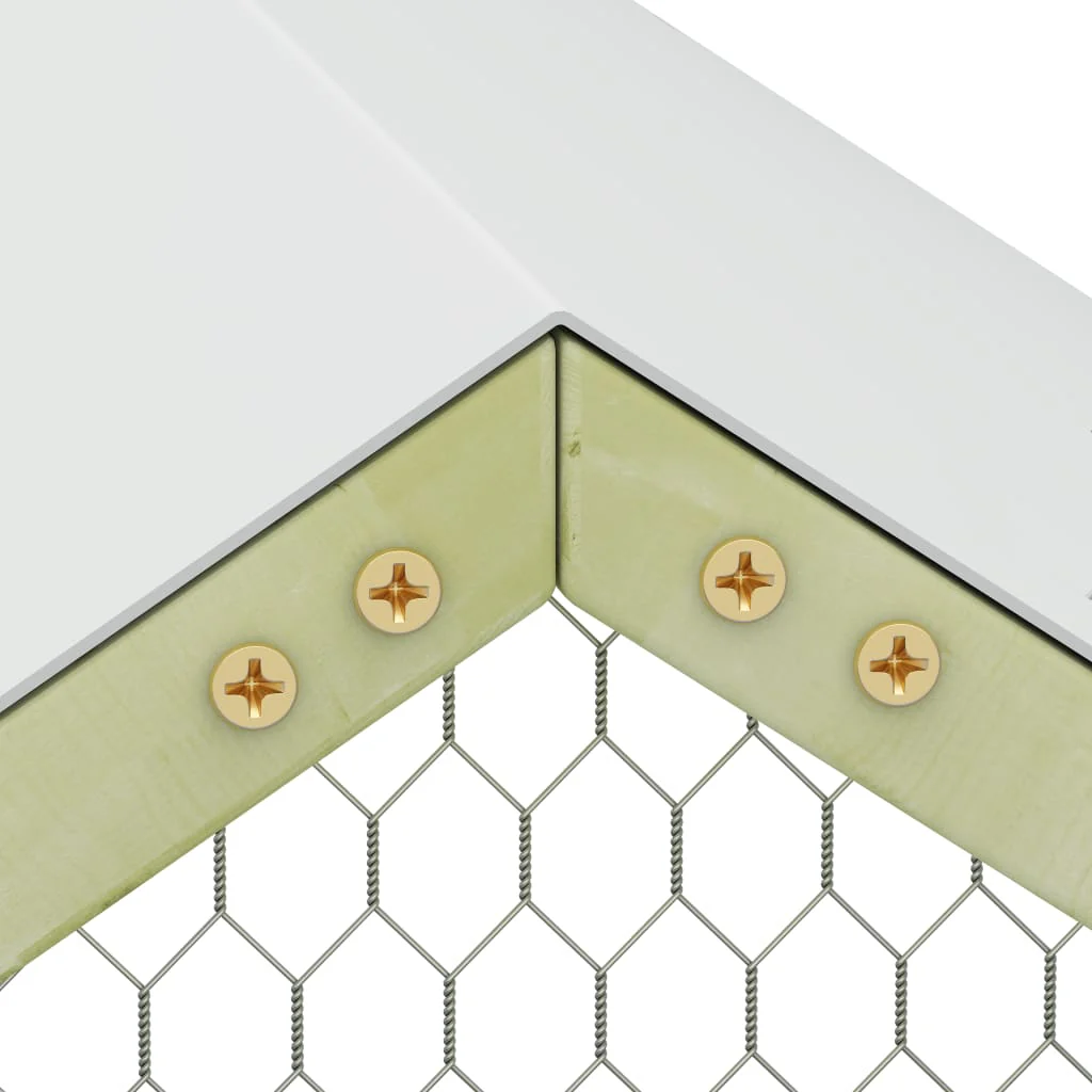 2025 Gallinero exterior 6 x 1,5 x 2 m – Recinto seguro de madera impregnada para aves y pequeños animales
