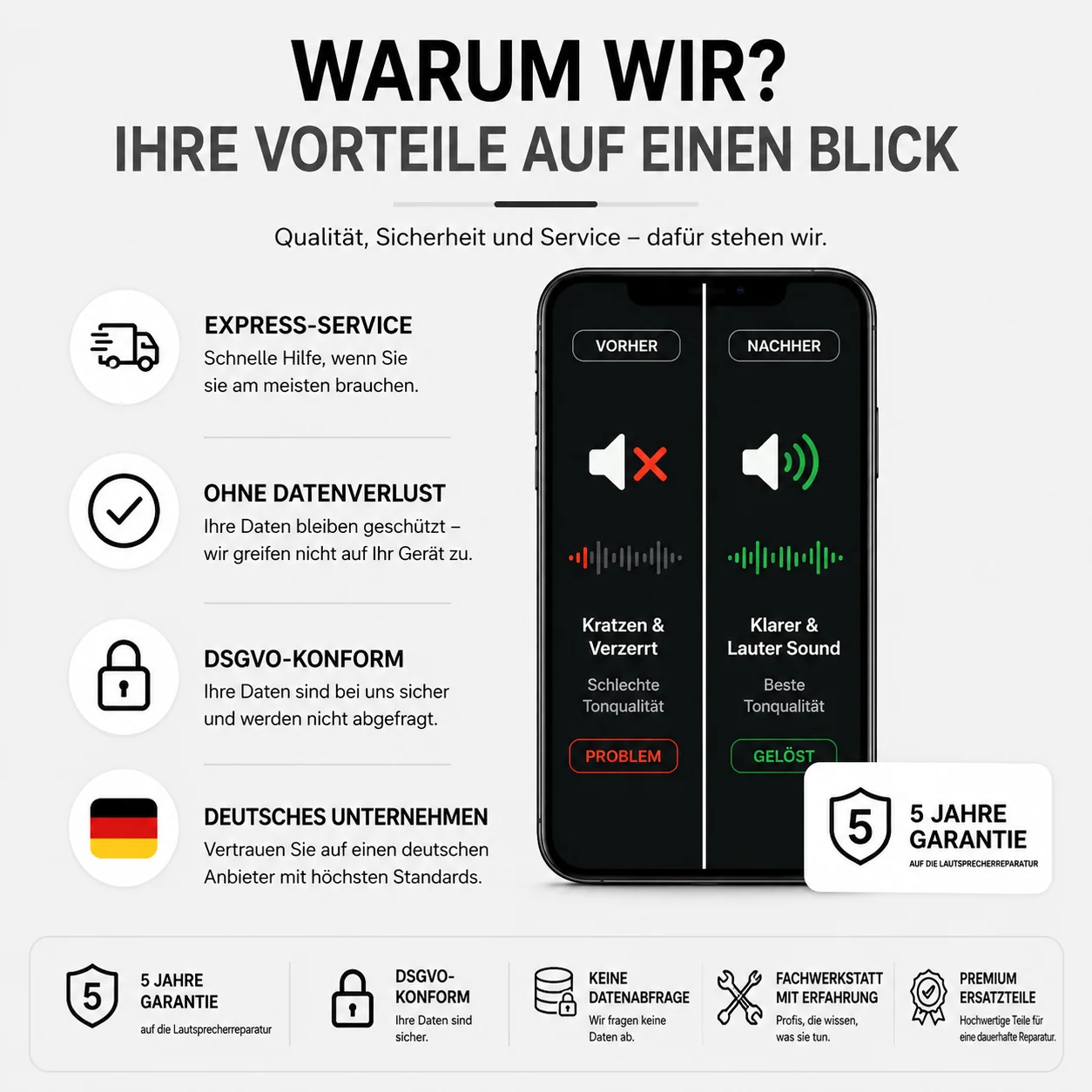 iPhone Lautsprecher Reparatur