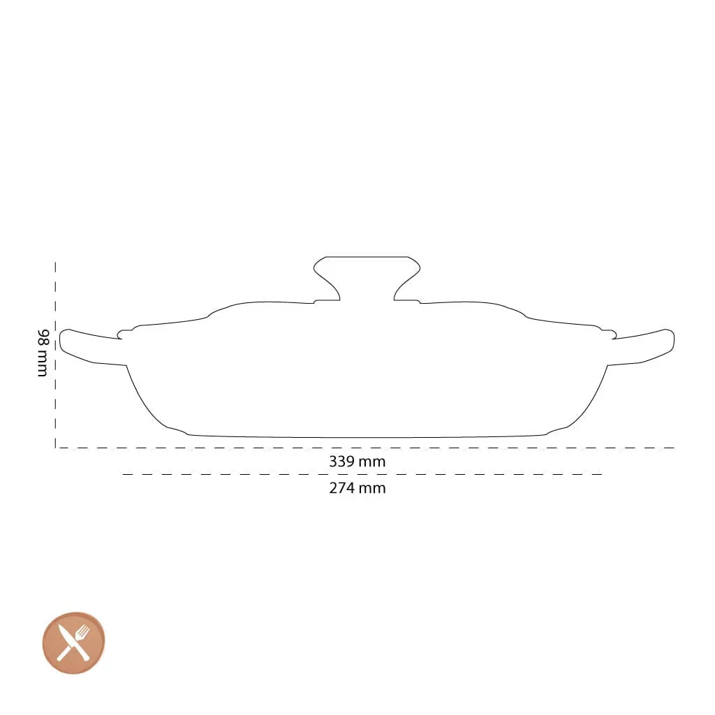 2025 Le Creuset - Cacerola Campagnard Signature Blossom 26 cm Rosa Concha