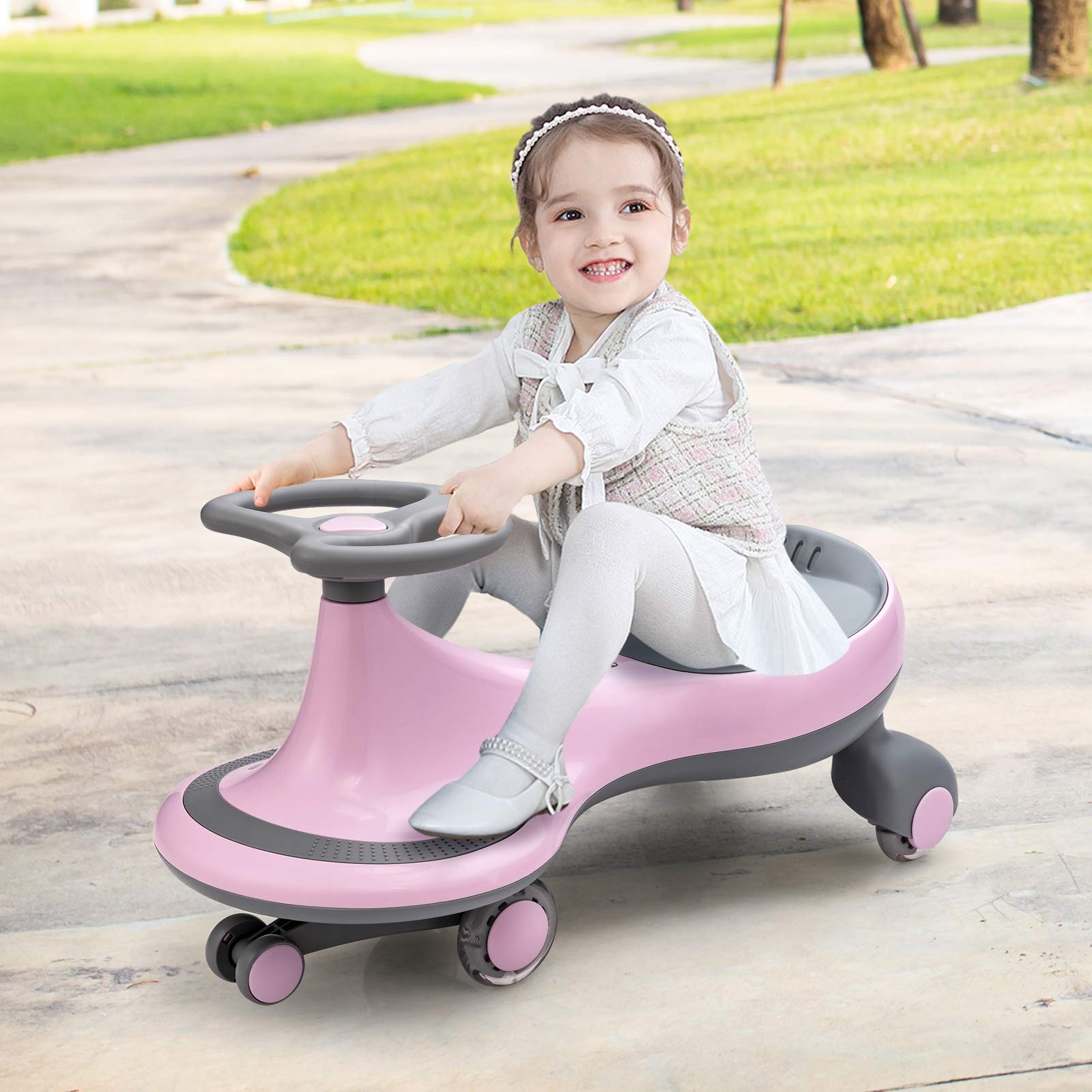 Wiggle Flashing Wheels Batteries Movement