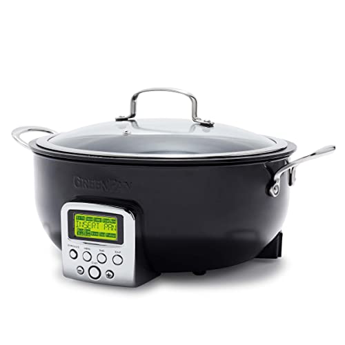 2025 GreenPan Essential Stir Fry Eléctrico, Apta para Lavavajillas