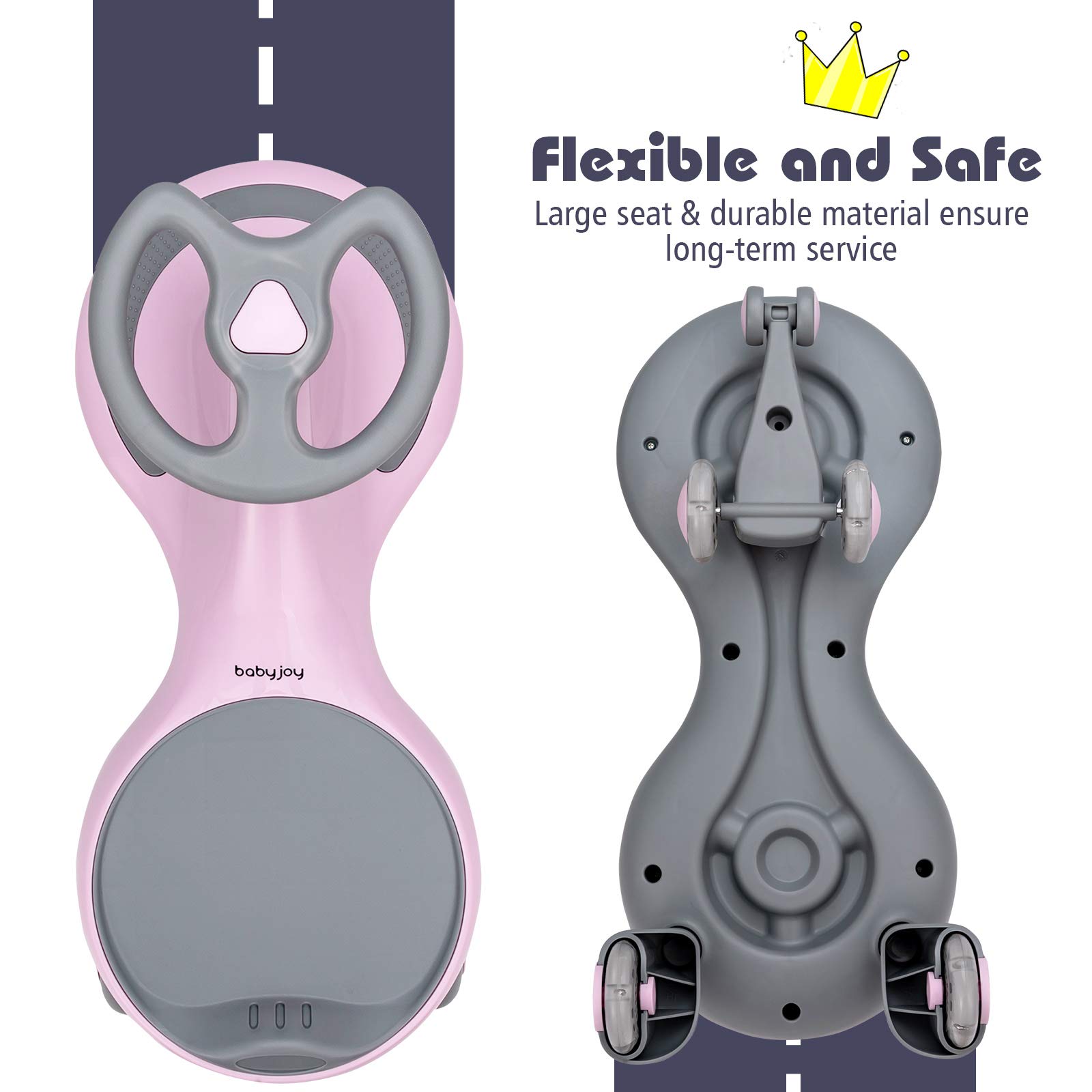 Wiggle Flashing Wheels Batteries Movement