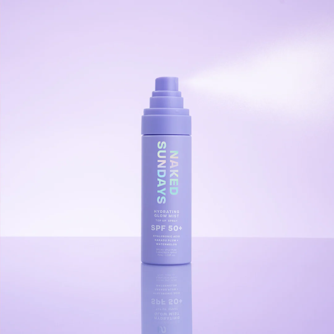 SPF50+ Hydrating Glow Face Mist Top Up Spray