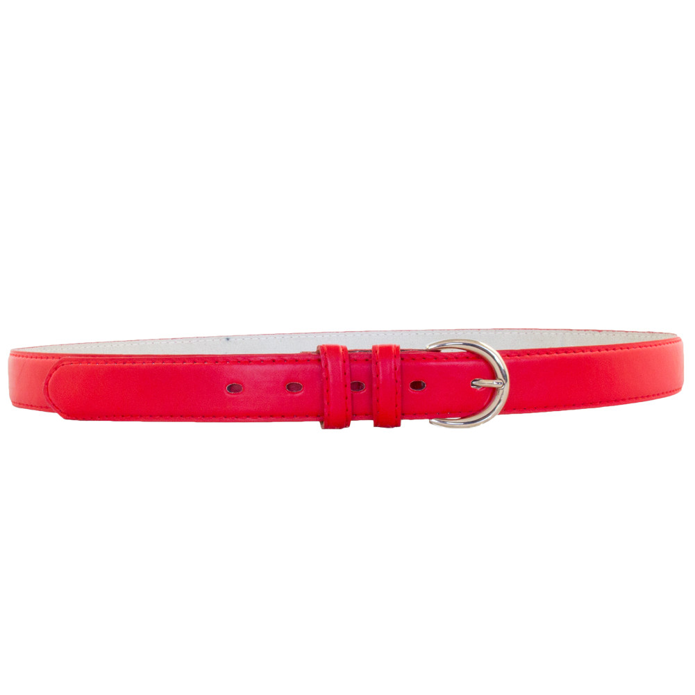 16 PACK Red 1 Inch Skinny Belts Large Size