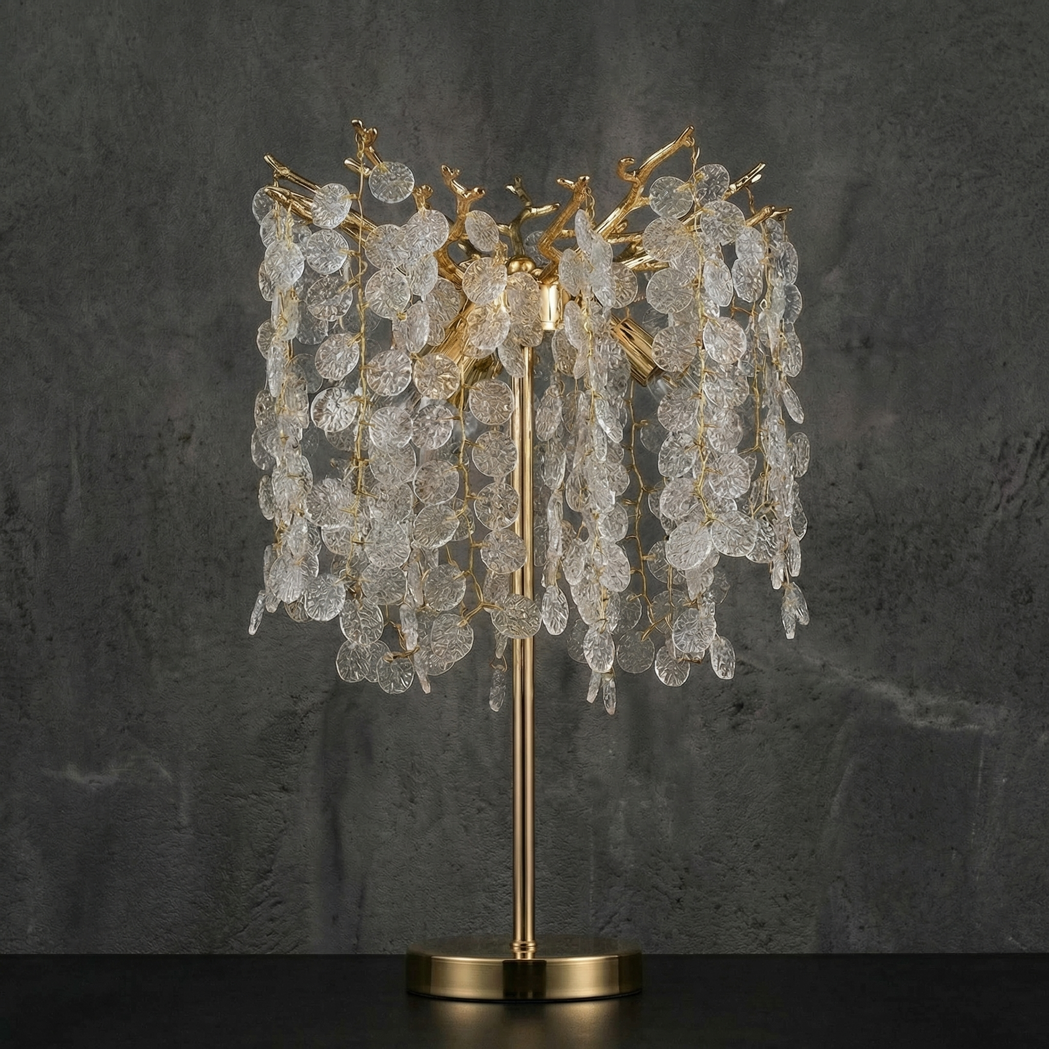 Wisteria Leaf Table Lamp